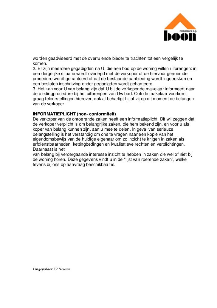 een bod uitbrengen op een woning